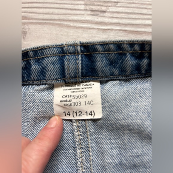 ✨VINTAGE✨Hollywood Denim Overalls, 14 - Picture 9 of 9